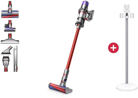 Dyson V11 Fluffy Akku-Stielstaubsauger + Dyson Floor Dok Freistehende Ladestation