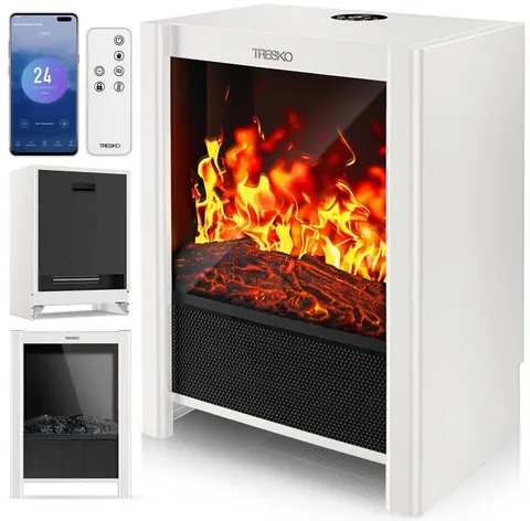 TRESKO Elektrokamin 2000 W WiFi