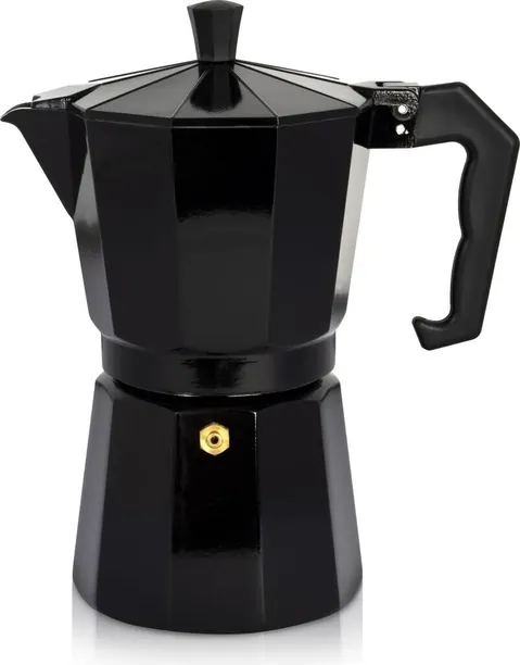 Krüger Aluminium-Espressokocher 3 Italiano Nero