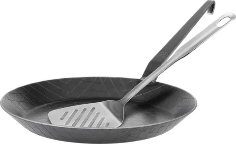 Gräwe Profi Bratpfanne 28 cm Schmiedeeisen mit Grillmuster