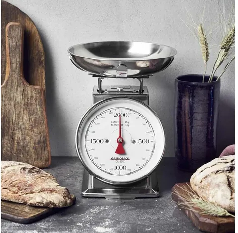 Gastroback Classic Edelstahl-Waage 2 kg