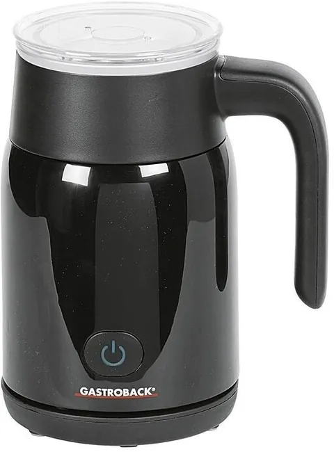 Gastroback Latte Magic Milchaufschäumer schwarz