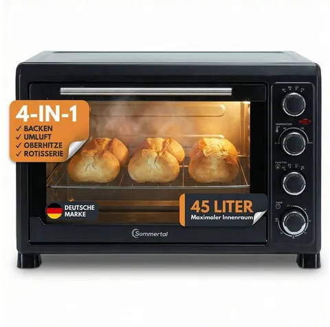 Sommertal Minibackofen 45 L