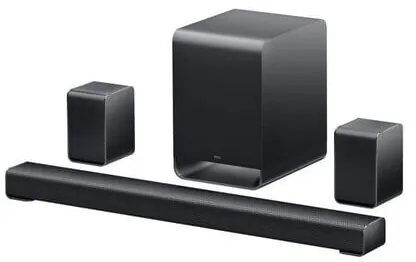 TCL S65K Soundbar 5.1.2 Dolby Atmos, kabellosem Subwoofer & Surround-Lautsprechern (TCL5901292531485)