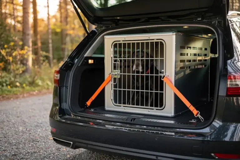 Symbolbild Hundebox fürs Auto
